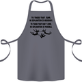 Skydiving No Explanation Freefall Paras Cotton Apron 100% Organic Steel
