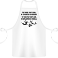 Skydiving No Explanation Freefall Paras Cotton Apron 100% Organic White