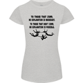Skydiving No Explanation Freefall Paras Womens Petite Cut T-Shirt Sports Grey