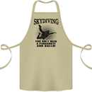 Skydiving Parachute & Balls Skydiver Funny Cotton Apron 100% Organic Khaki