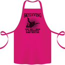 Skydiving Parachute & Balls Skydiver Funny Cotton Apron 100% Organic Pink