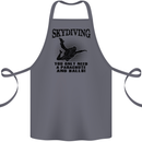 Skydiving Parachute & Balls Skydiver Funny Cotton Apron 100% Organic Steel