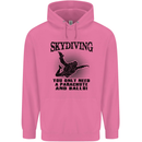 Skydiving Parachute & Balls Skydiver Funny Mens 80% Cotton Hoodie Azelea