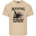 Skydiving Parachute & Balls Skydiver Funny Mens Cotton T-Shirt Tee Top Sand