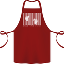 Slave to the System Anti Capitalism Cotton Apron 100% Organic Maroon