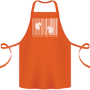 Slave to the System Anti Capitalism Cotton Apron 100% Organic Orange