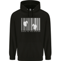 Slave to the System Anti Capitalism Mens 80% Cotton Hoodie Black