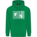 Slave to the System Anti Capitalism Mens 80% Cotton Hoodie Irish Green