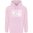 Slave to the System Anti Capitalism Mens 80% Cotton Hoodie Light Pink