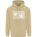 Slave to the System Anti Capitalism Mens 80% Cotton Hoodie Sand
