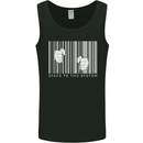 Slave to the System Anti Capitalism Mens Vest Tank Top Black