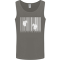 Slave to the System Anti Capitalism Mens Vest Tank Top Charcoal