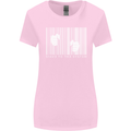 Slave to the System Anti Capitalism Womens Wider Cut T-Shirt Light Pink