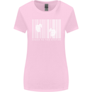 Slave to the System Anti Capitalism Womens Wider Cut T-Shirt Light Pink