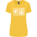 Slave to the System Anti Capitalism Womens Wider Cut T-Shirt Yellow