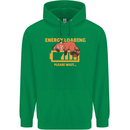 Sleeping Fox Energy Funny Lazy Anti-Social Childrens Kids Hoodie Irish Green