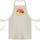 Sleeping Fox Energy Funny Lazy Anti-Social Cotton Apron 100% Organic Natural