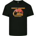 Sleeping Fox Energy Funny Lazy Anti-Social Kids T-Shirt Childrens Black