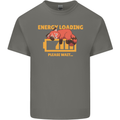Sleeping Fox Energy Funny Lazy Anti-Social Kids T-Shirt Childrens Charcoal