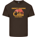Sleeping Fox Energy Funny Lazy Anti-Social Kids T-Shirt Childrens Chocolate