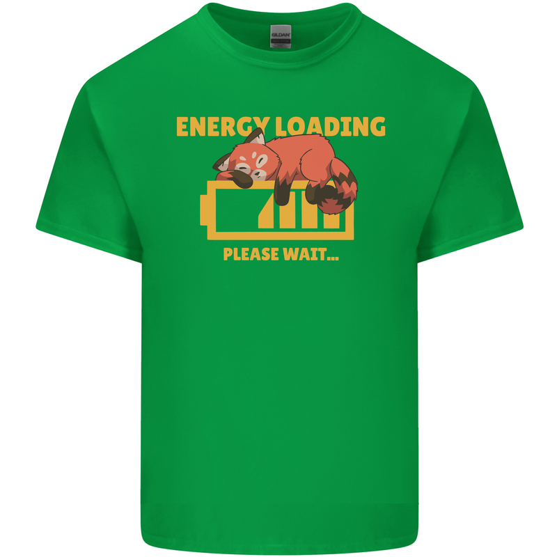 Sleeping Fox Energy Funny Lazy Anti-Social Kids T-Shirt Childrens Irish Green
