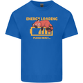 Sleeping Fox Energy Funny Lazy Anti-Social Kids T-Shirt Childrens Royal Blue