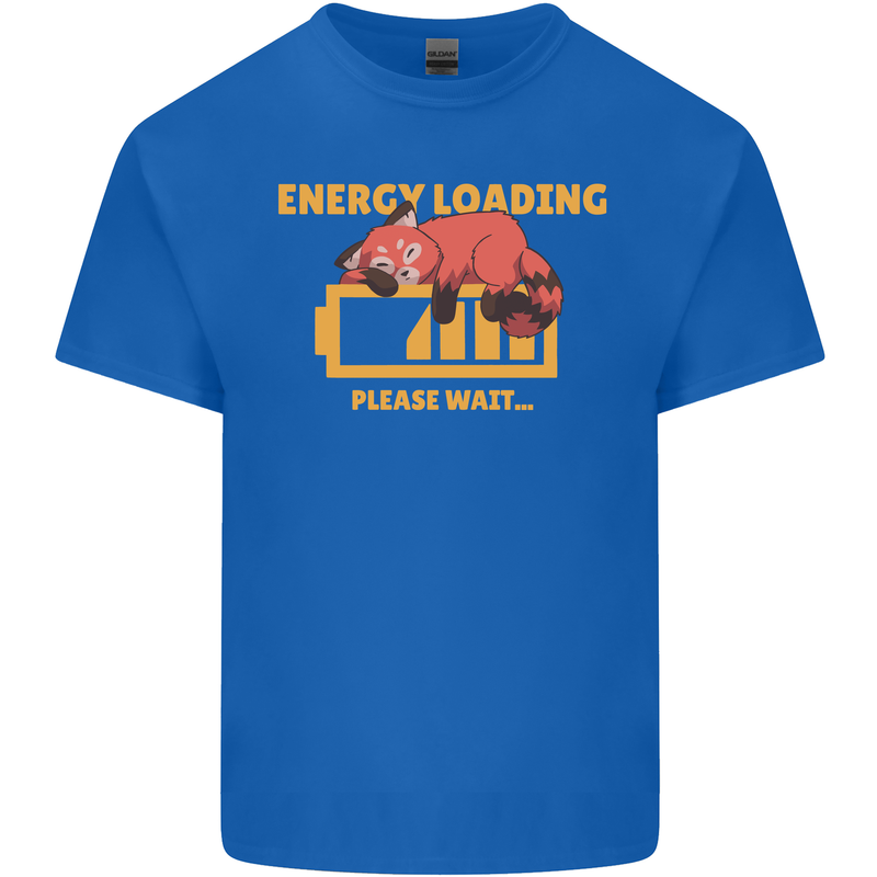 Sleeping Fox Energy Funny Lazy Anti-Social Kids T-Shirt Childrens Royal Blue