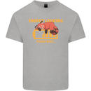 Sleeping Fox Energy Funny Lazy Anti-Social Kids T-Shirt Childrens Sports Grey