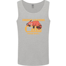 Sleeping Fox Energy Funny Lazy Anti-Social Mens Vest Tank Top Sports Grey