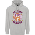 Sloth Anything I Can Do Slower Funny Childrens Kids Hoodie Sports Grey
