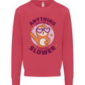 Sloth Anything I Can Do Slower Funny Kids Sweatshirt Jumper Heliconia