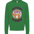 Sloth Anything I Can Do Slower Funny Kids Sweatshirt Jumper Irish Green