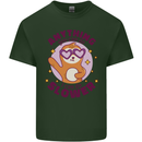 Sloth Anything I Can Do Slower Funny Mens Cotton T-Shirt Tee Top Forest Green