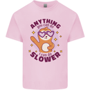 Sloth Anything I Can Do Slower Funny Mens Cotton T-Shirt Tee Top Light Pink
