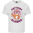 Sloth Anything I Can Do Slower Funny Mens Cotton T-Shirt Tee Top White
