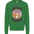Sloth Anything I Can Do Slower Funny Mens Sweatshirt Jumper Irish Green