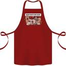 Sloth Board Games Funny Cotton Apron 100% Organic Maroon