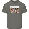 Sloth Board Games Funny Kids T-Shirt Childrens Charcoal