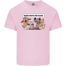 Sloth Board Games Funny Kids T-Shirt Childrens Light Pink