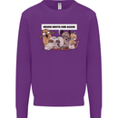 Sloth Board Games Funny Mens Sweatshirt Jumper Purple