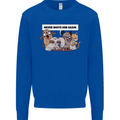 Sloth Board Games Funny Mens Sweatshirt Jumper Royal Blue