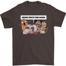Sloth Board Games Funny Mens T-Shirt Cotton Gildan Dark Chocolate