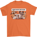 Sloth Board Games Funny Mens T-Shirt Cotton Gildan Orange