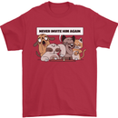 Sloth Board Games Funny Mens T-Shirt Cotton Gildan Red