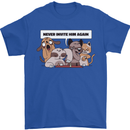 Sloth Board Games Funny Mens T-Shirt Cotton Gildan Royal Blue