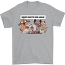 Sloth Board Games Funny Mens T-Shirt Cotton Gildan Sports Grey