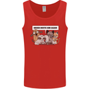Sloth Board Games Funny Mens Vest Tank Top Red