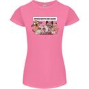 Sloth Board Games Funny Womens Petite Cut T-Shirt Azalea