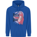 Sloth Down Policeman Funny Childrens Kids Hoodie Royal Blue
