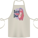 Sloth Down Policeman Funny Cotton Apron 100% Organic Natural